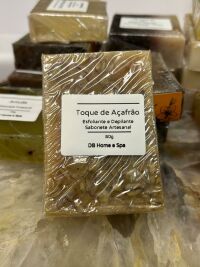 Imagem de Sabonete Artesanal Toque de Açafrão - Esfoliante e Depilatório 80g